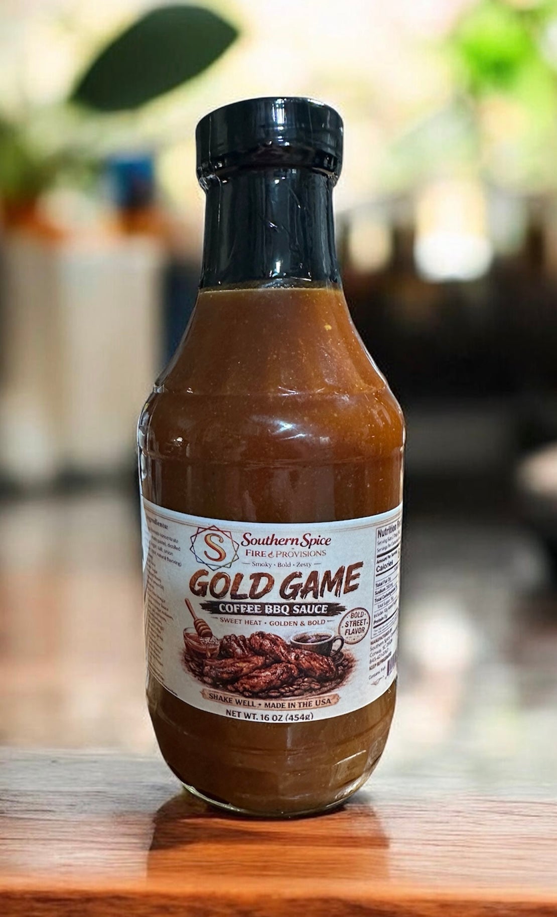 GOLD GAME BBQ SAUCE – 16 OZ

“Play Bold. Eat Gold.”